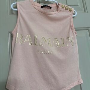 Authentic Balmain Tank with Gold Buttons